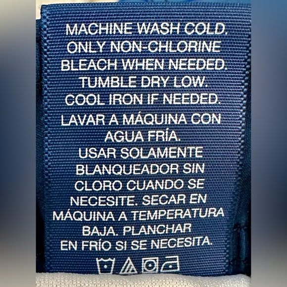 George Ombre Blue Box Pattern Swim Trunks - Picture 7 of 7